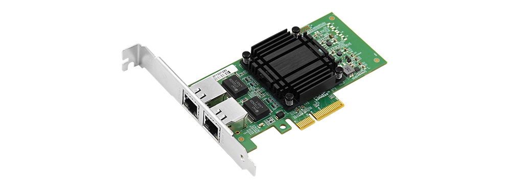 Uptimed 10G Server Dual Port RJ45 met Intel E610 Chipset